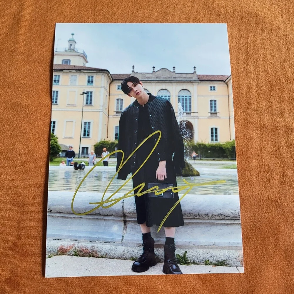 Stray Kids BANG CHAN Photo 5*7 K-POP Autographed Signed Collection 2024, image 3