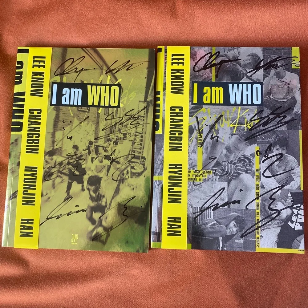 Stray Kids SKZ I AM WHO ALBUM CD KOREAN AUTOGRAPHED SIGNED Official 2022, изображение 3