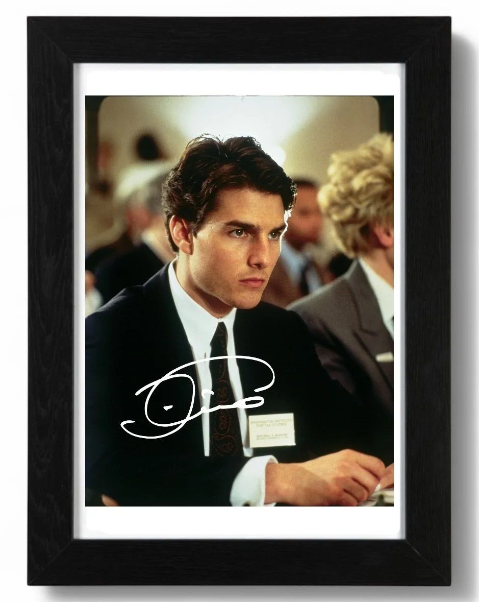 Tom Cruise Signed Autograph PHOTO Pre Print / Framed Film, изображение 2