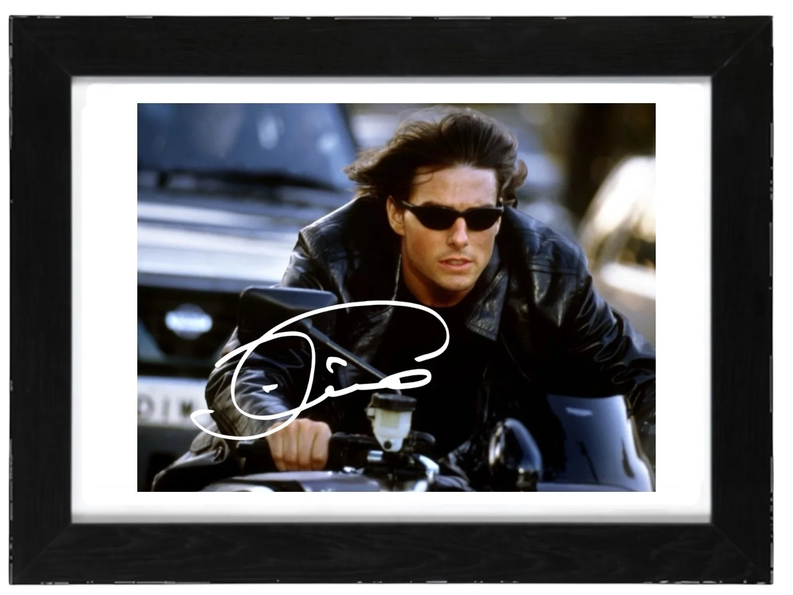 Tom Cruise Signed Autograph PHOTO Pre Print / Framed Film Mission Impossible, image 2