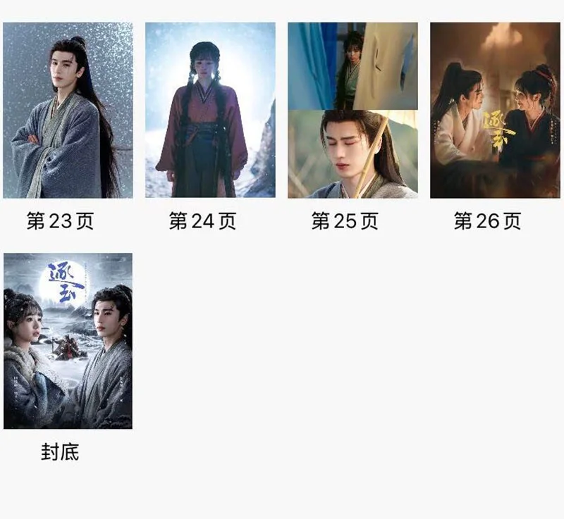 Zhu Yu 逐玉 Album Photo Book Zhang Linghe Tian Xiwei Pictures Book, изображение 4