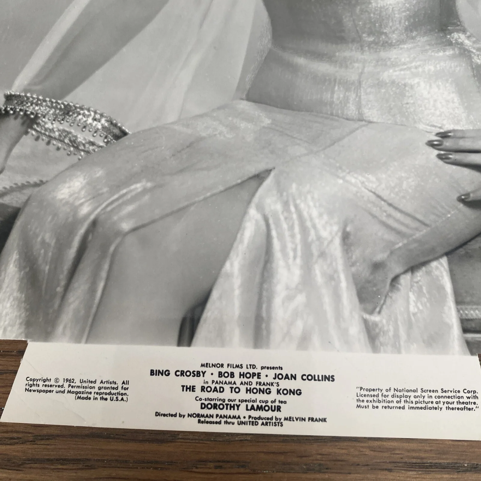 Dorothy Lamour 8x10 Signed Photo From The Road To Hong Kong Early Signature, изображение 4