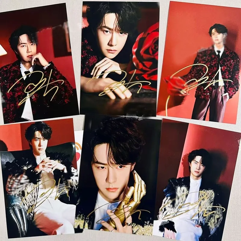 Wang Yibo 马年春晚 Autographed Signed Photos Collection, image 2