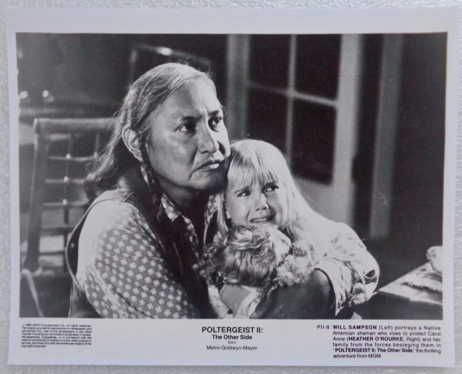 1968 POLTERGEIST II - Press Photo / Still 10x8 - JoBeth Williams, C. Nelson - #5, image 2