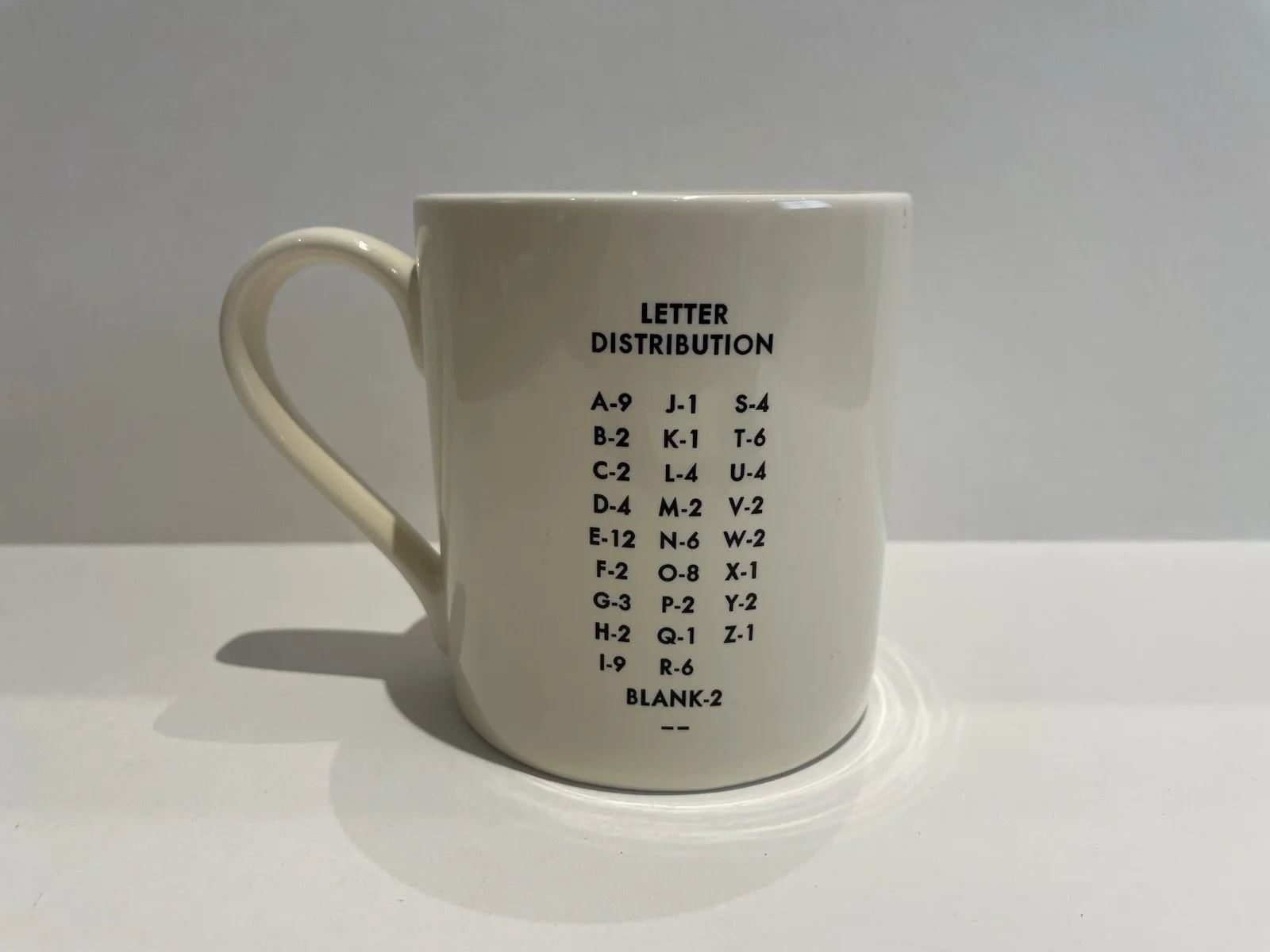 SKYFALL James Bond 007 Wild & Wolf 'Q' Scrabble MUG Cup 2012 Early Edition RARE, изображение 4