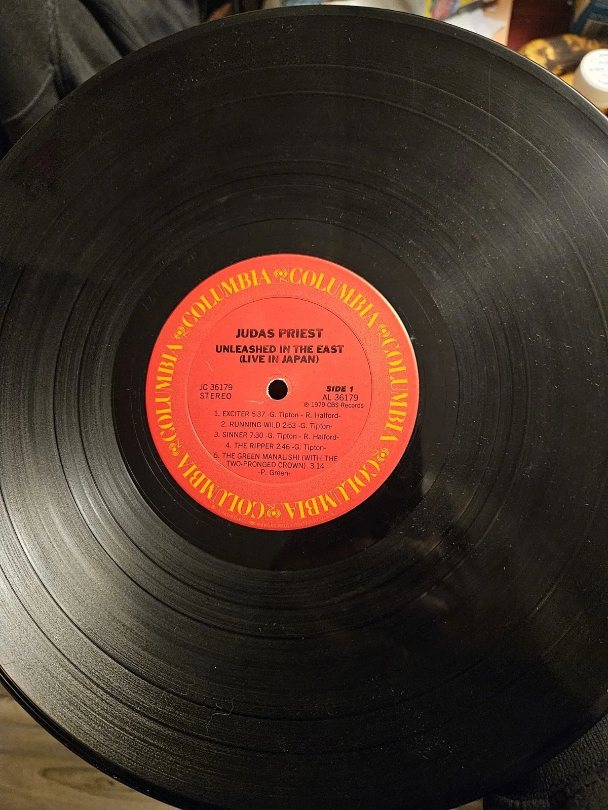 Judas Priest AUTOGRAPHED Rob Halford & Ian Hill Unleashed In The East Vinyl..., изображение 5