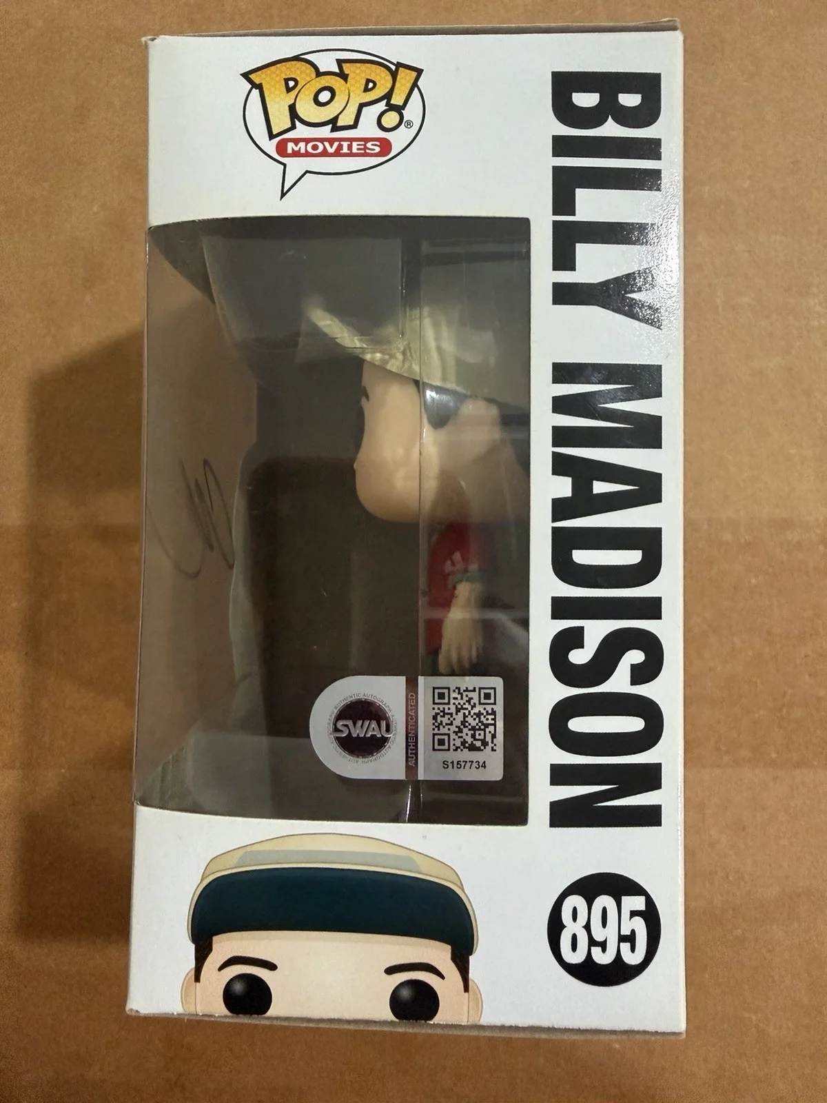 Adam Sandler Signed Billy Madison Funko Water Boy Autograph Exact Proof SWAU COA, image 4