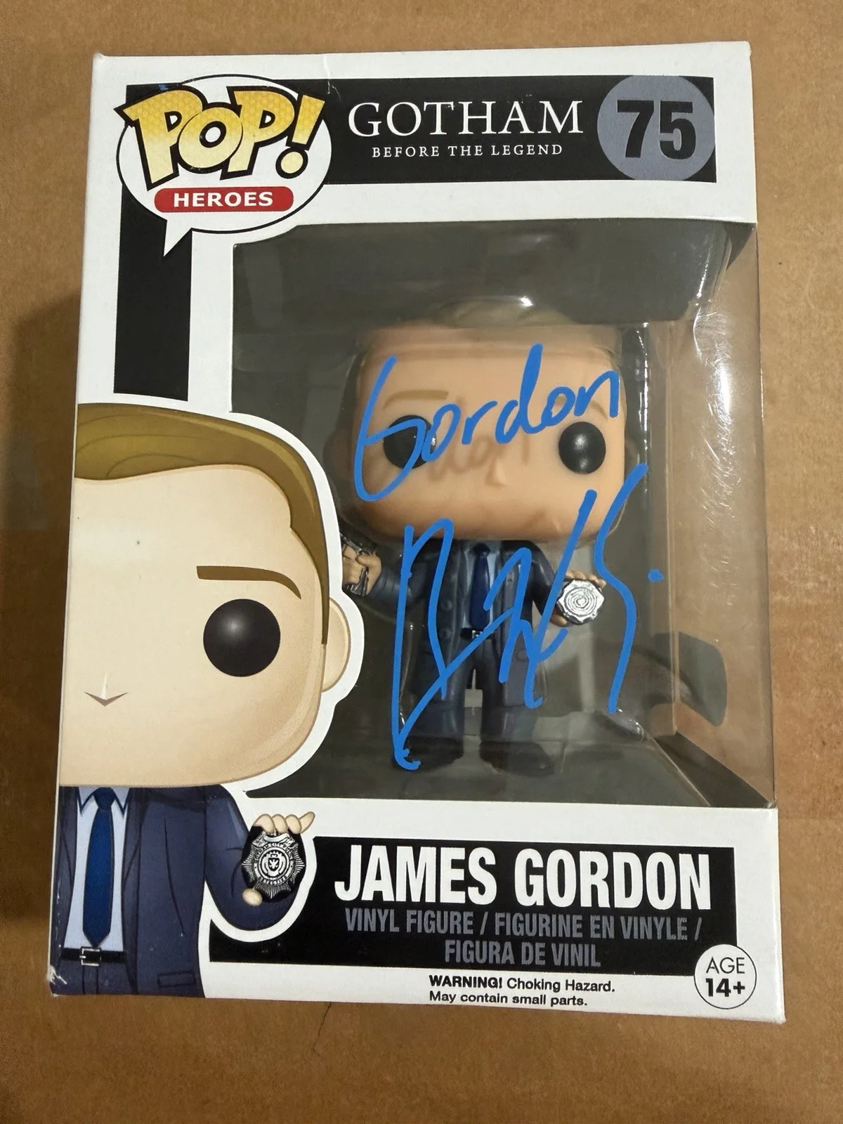 Ben McKenzie Signed James Gordon Gotham 75 Funko Autograph Exact Proof SWAU COA, изображение 4