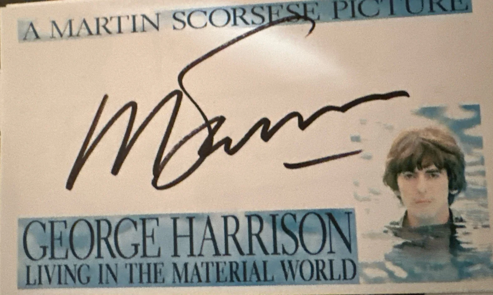 Martin Scrcese — MARTIN SCORSESE SIGNED 3X5 INDEX CARD AUTOGRAPH DIRECTOR GOOD FELLAS