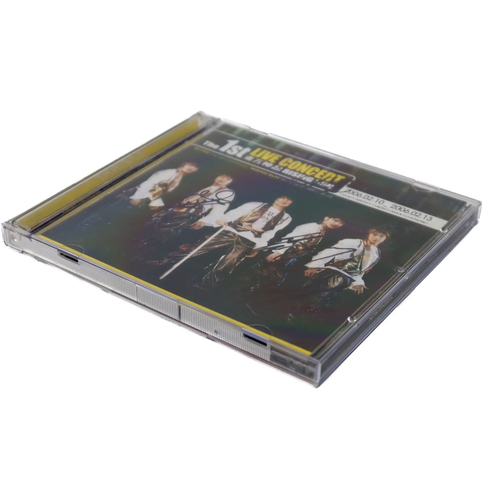 TVXQ - The 1st Live Concert Rising Sun Signed Promo CD Album 2006 Tohoshinki, изображение 5