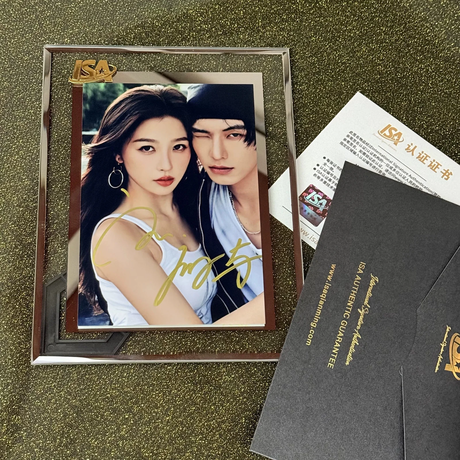Yu Shuxin Chinese Speed and Love-HEYU Autograph Photos Signature Collection！, изображение 2