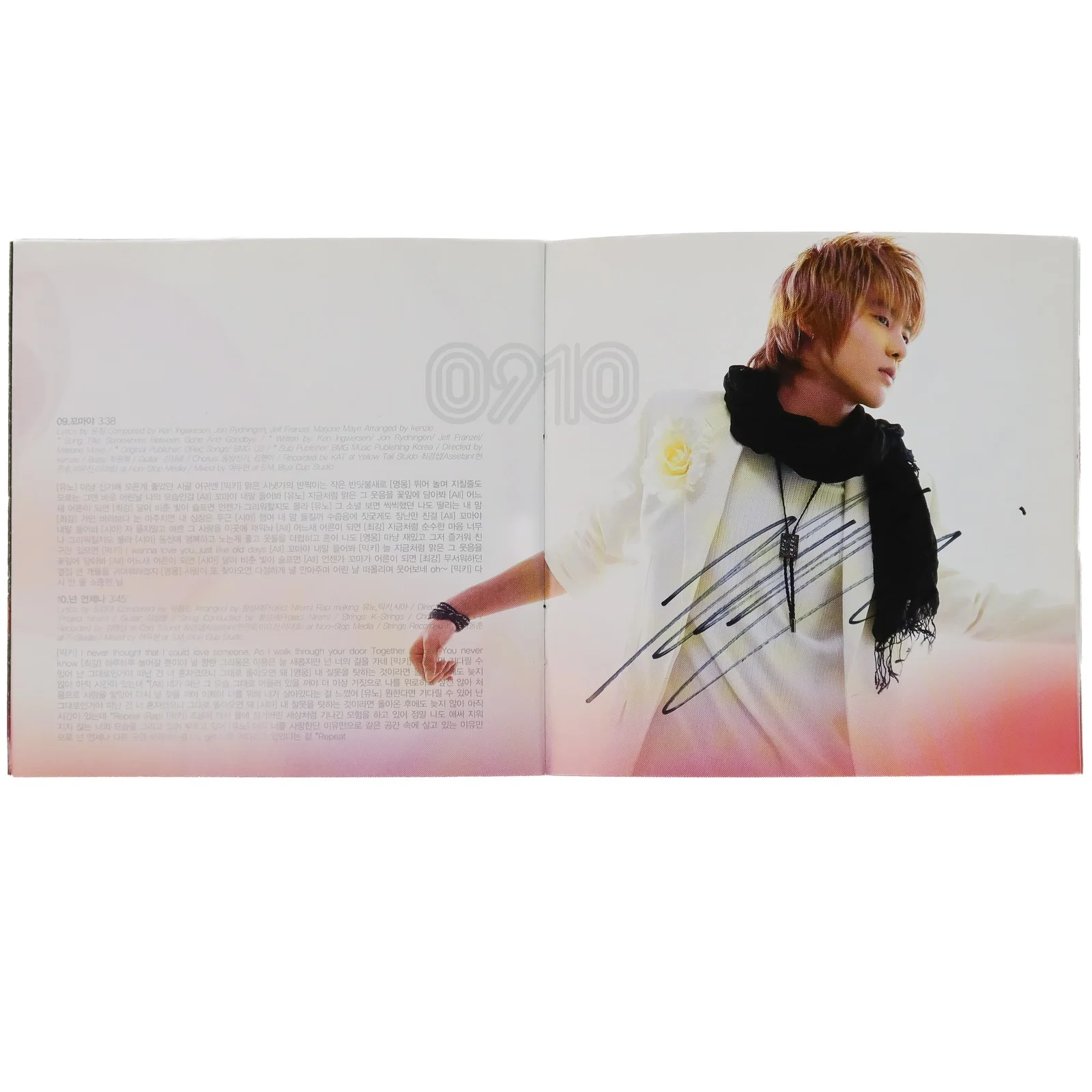 TVXQ - Tri-Angle 1st Album Signed Promo CD Tohoshinki DBSK 2004, изображение 3
