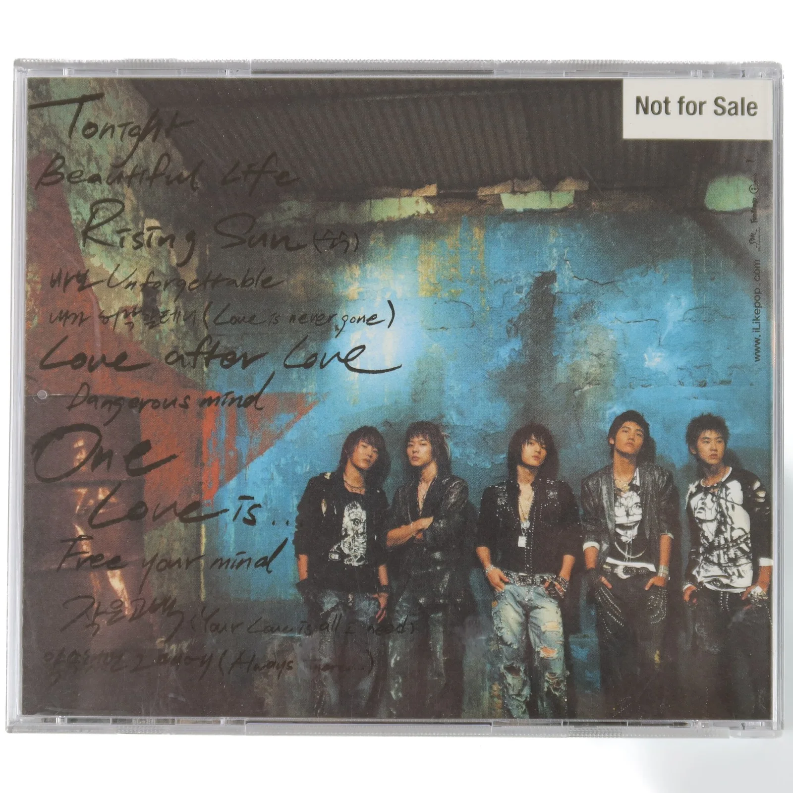 TVXQ - Rising Sun Album Signed Promo CD Dong Bang Shin Ki Tohoshinki 2005, изображение 2