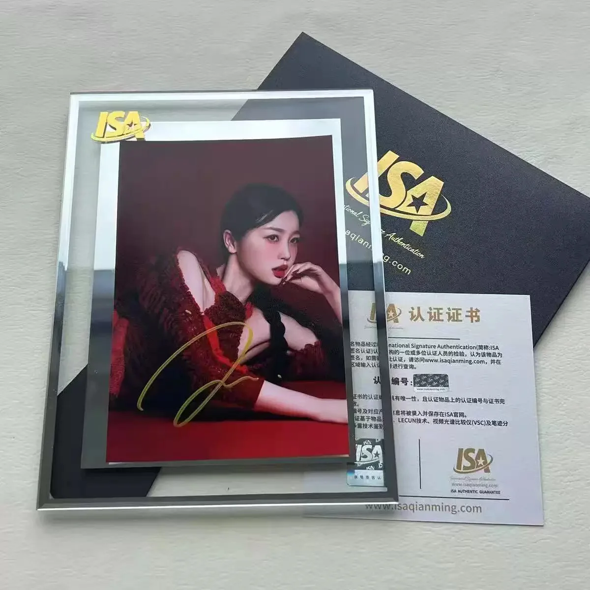 Chinese Speed and Love- Yu Shuxin Autograph Photos Signature Collection！, изображение 2