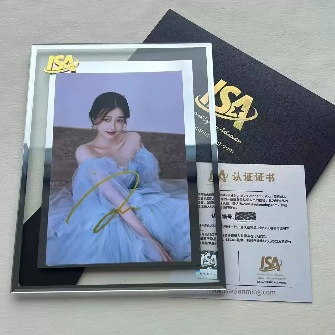 Chinese Speed and Love- Yu Shuxin Autograph Photos Signature Collection！, изображение 4