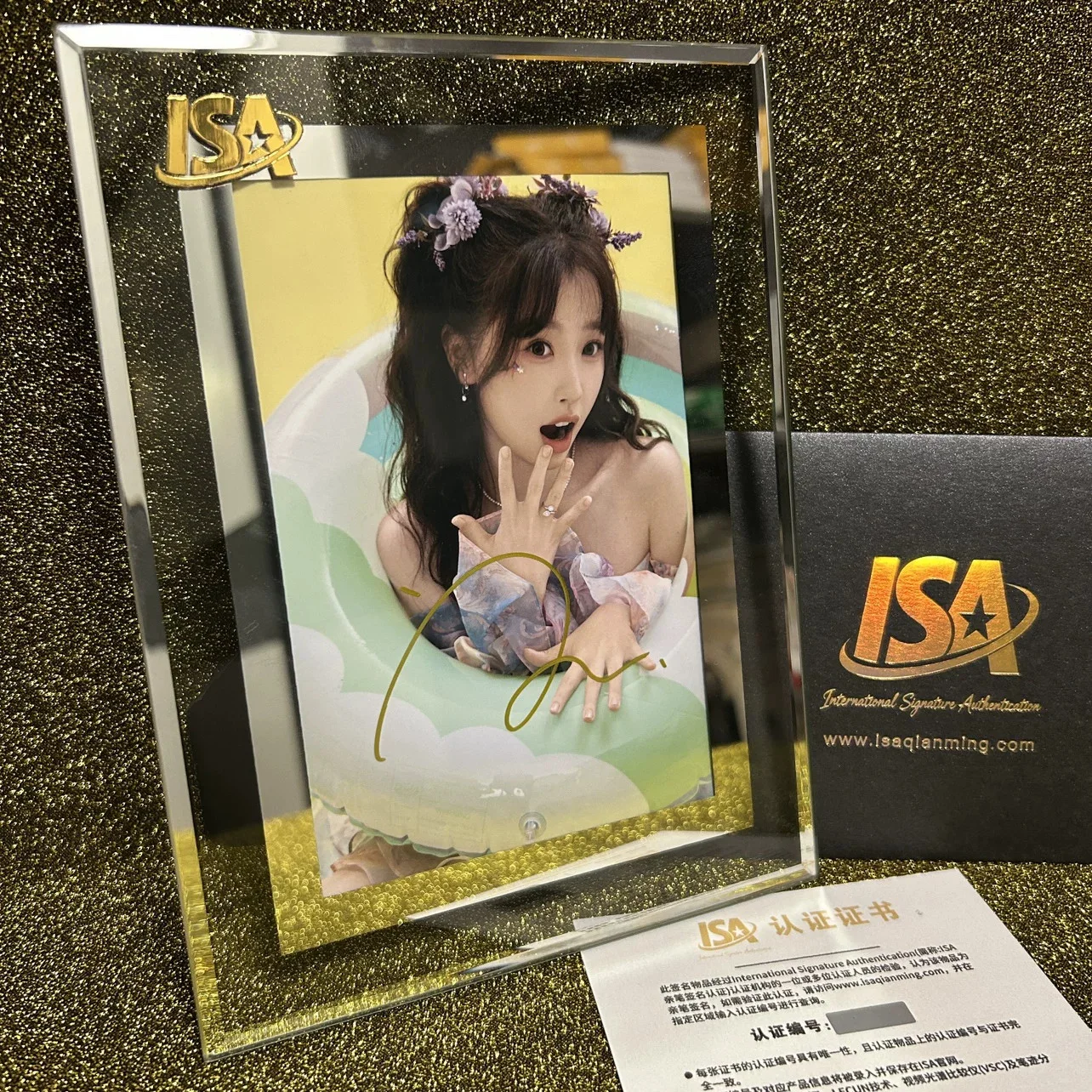 Chinese Speed and Love- Yu Shuxin Autograph Photos Signature Collection！, изображение 5