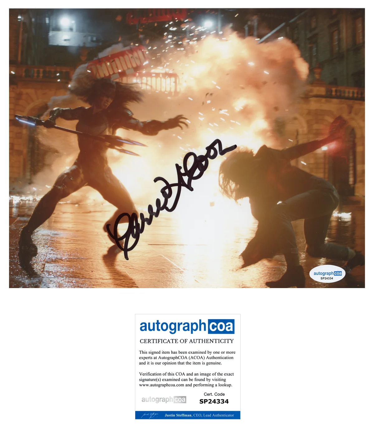 Carrie Coon — Carrie Coon Signed Marvel Avengers Proxima Midnight 8x10 Photo EXACT Proof ACOA