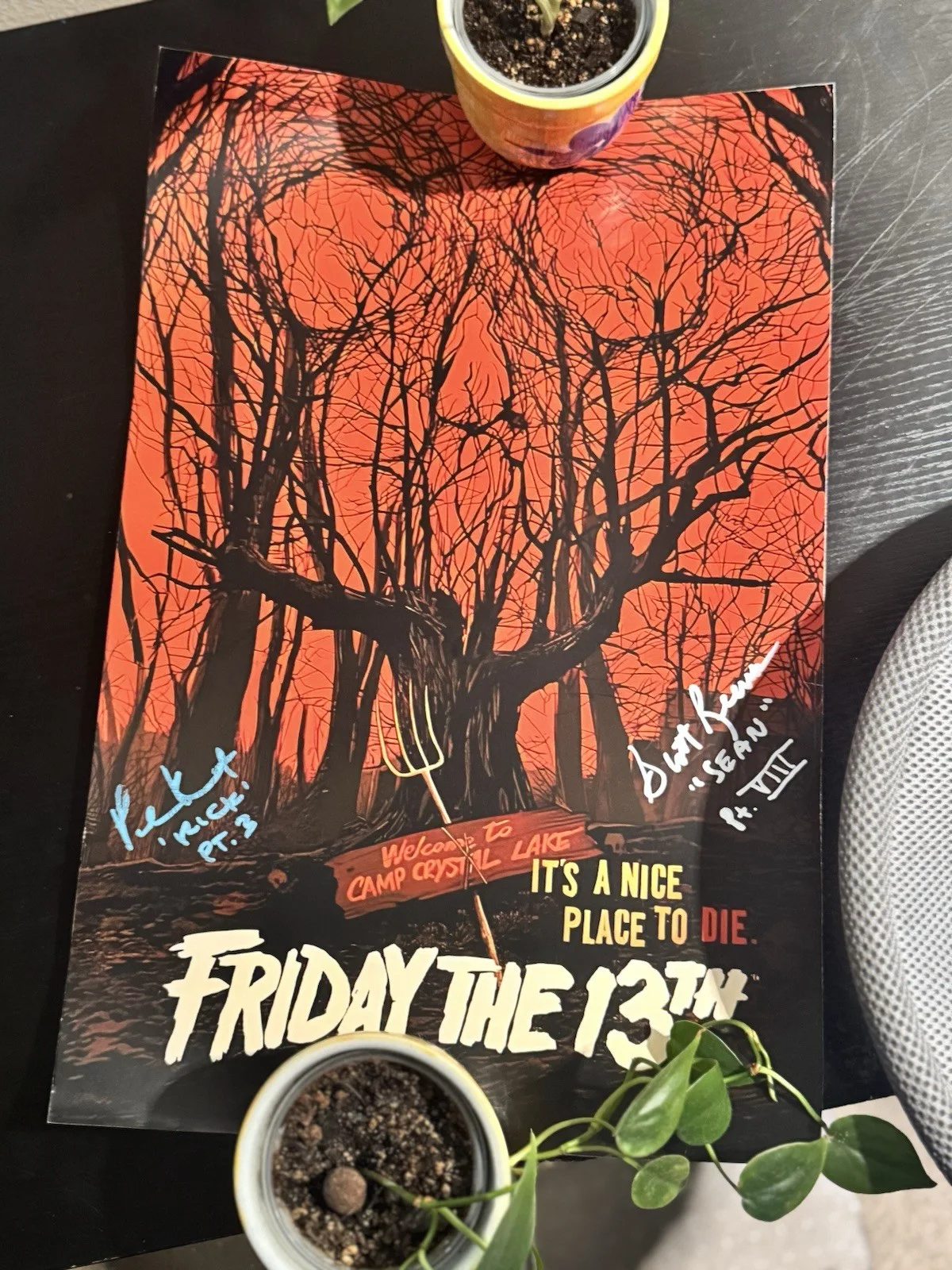 Horror Poster/Picture Autograph Lot. Scream/Friday The 13th/ Halloween, image 4