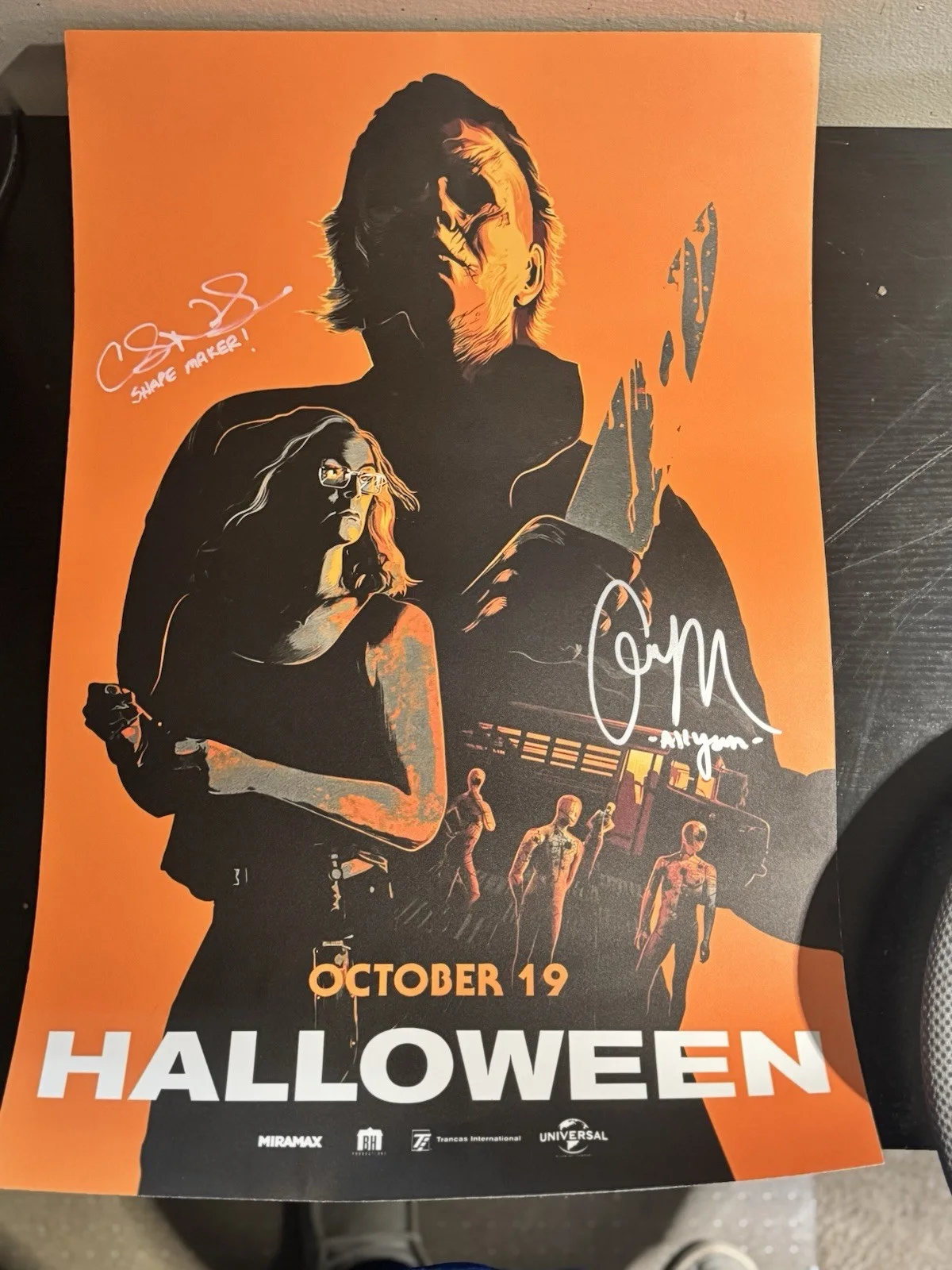 Horror Poster/Picture Autograph Lot. Scream/Friday The 13th/ Halloween, image 5