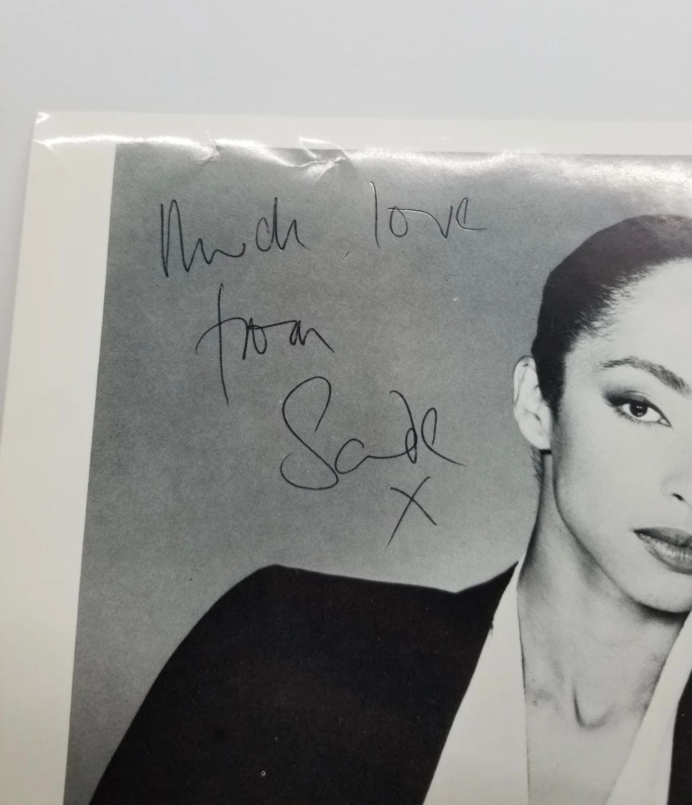 Sade Adu singer REAL hand SIGNED Early Original Promo Photo JSA COA Autographed, изображение 2