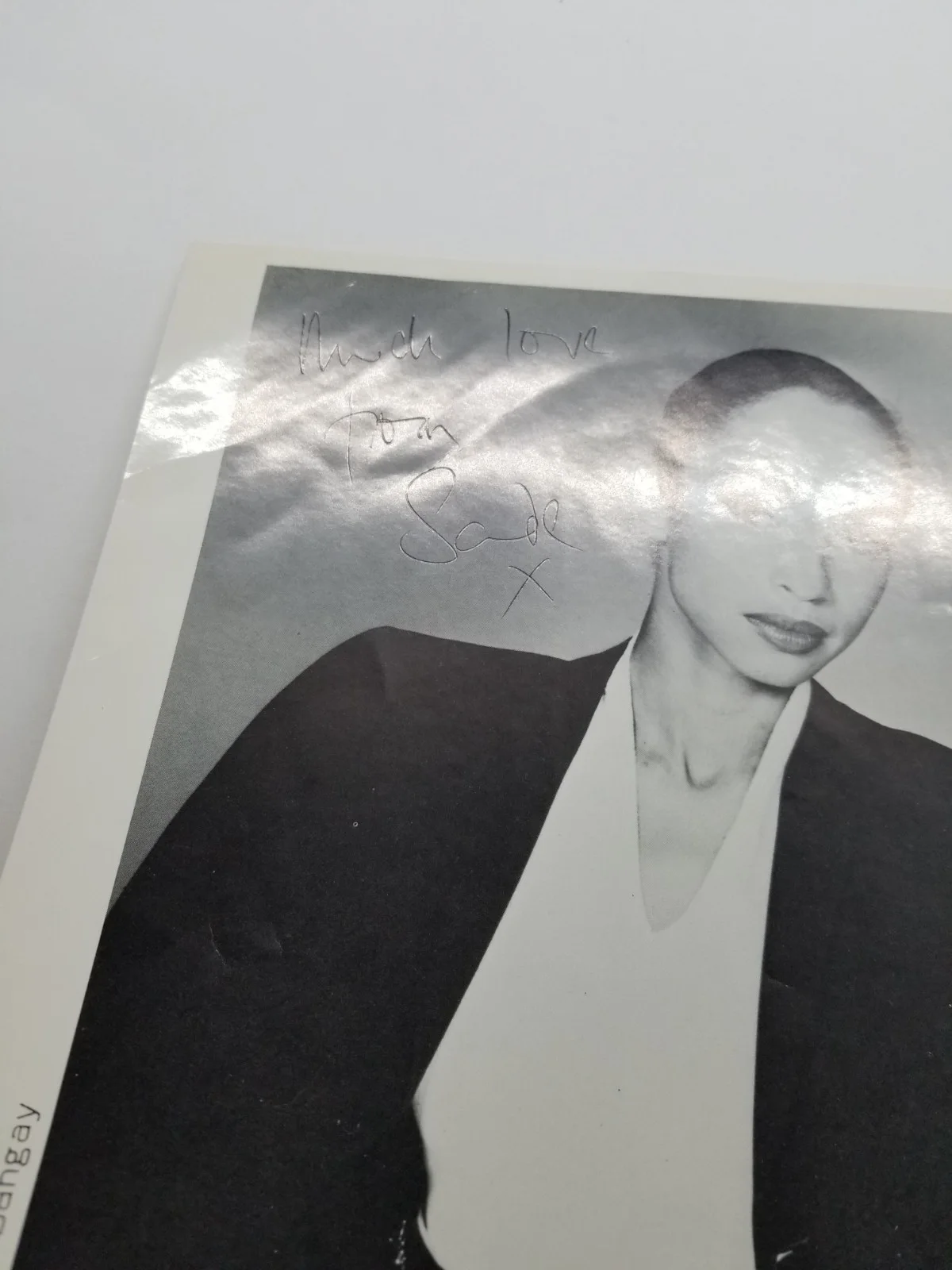 Sade Adu singer REAL hand SIGNED Early Original Promo Photo JSA COA Autographed, изображение 3