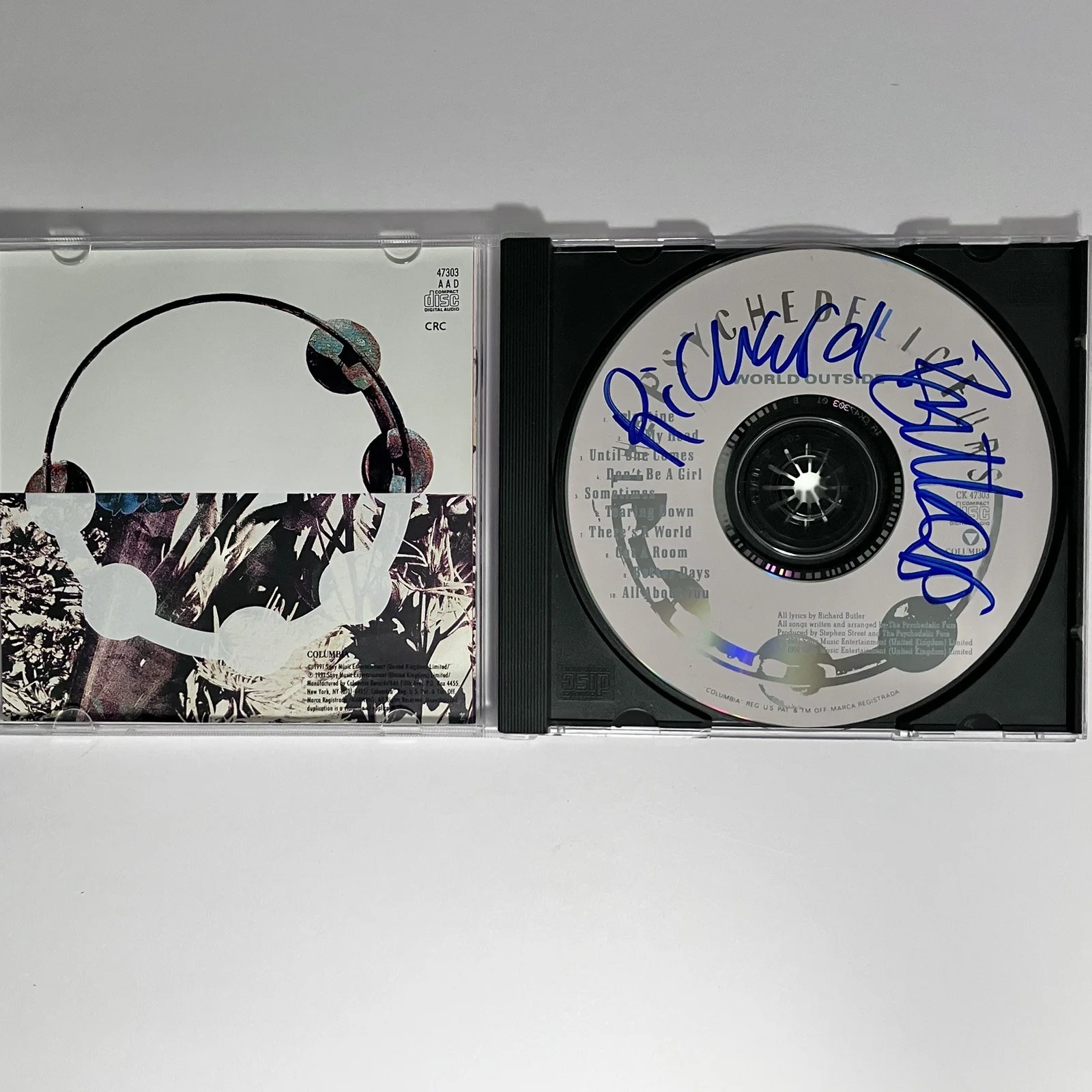 PSYCHEDELIC FURS Signed CD / Lead Singer RICHARD BUTLER / Heaven, PRETTY IN PINK, image 4