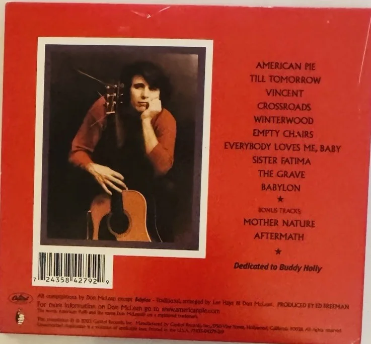 Don Mclean , Signed Autographed , Cd , American Pie, image 3