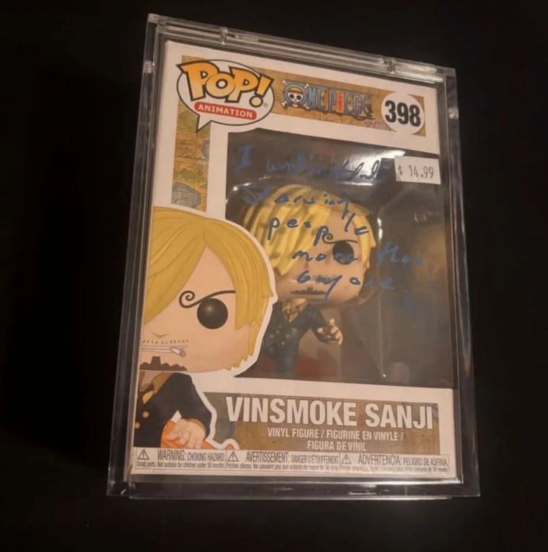 Autographed One Piece Sanji Funko Pop Vinyl Figure JSA Certified, изображение 4