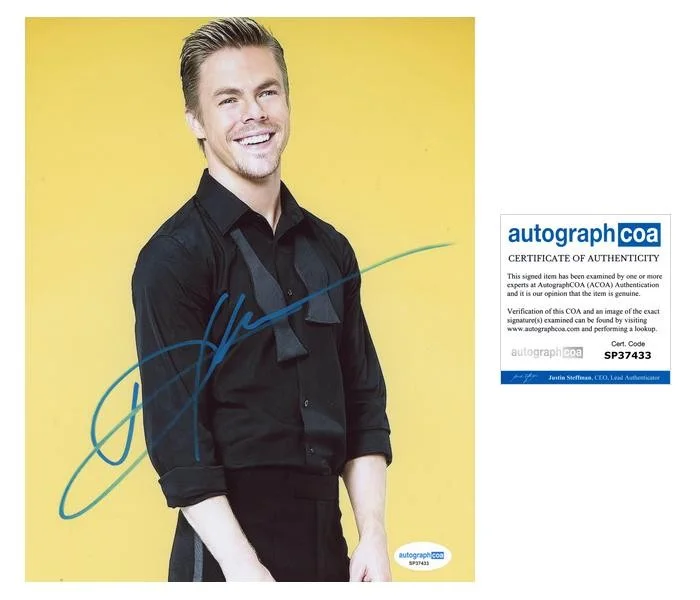Derek Hough — Derek Hough "Dancing with the Stars" AUTOGRAPH Signed 8x10 Photo F ACOA