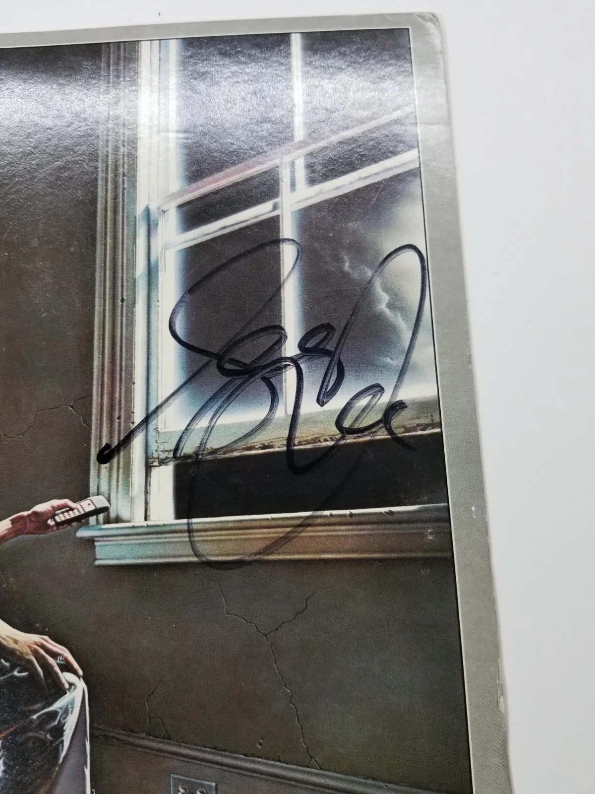 Geddy Lee of RUSH band SIGNED Power Windows Vinyl Record JSA COA Autographed, изображение 2