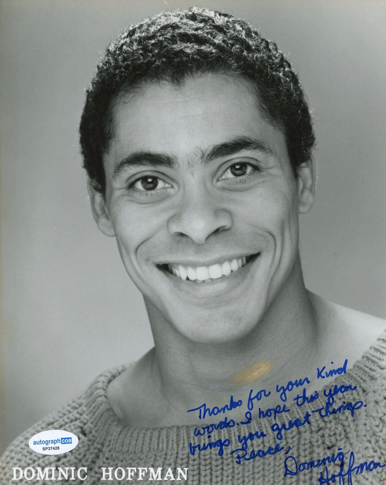 Dominic Hoffman — Dominic Hoffman "Port Charles" AUTOGRAPH Signed Autographed 8x10 Photo ACOA, изображение 2
