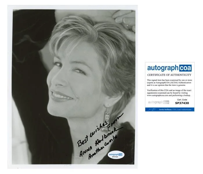 Anna Holbrook — Anna Holbrook "Another World" AUTOGRAPH Signed Autographed 8x10 Photo ACOA