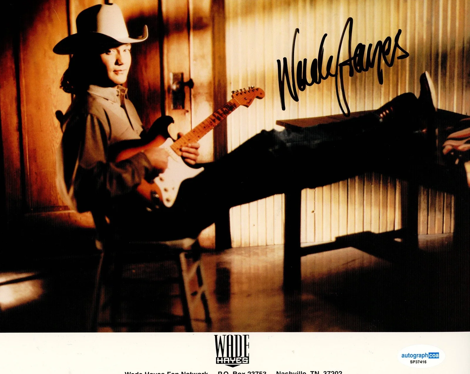 Wade Hayes — Wade Hayes "Old Enough to Know Better" Singer AUTOGRAPH Signed 8x10 Photo ACOA, изображение 2
