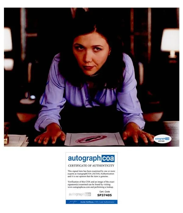 Maggie Gyllenhaal — Maggie Gyllenhaal "Secretary" AUTOGRAPH Signed 'Lee Holloway' 8x10 Photo B ACOA