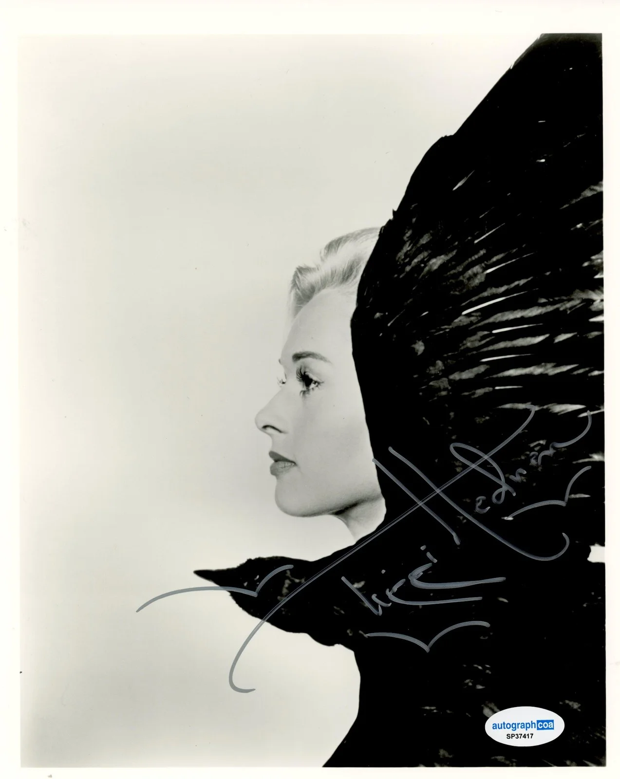 Tippi Hedren — Tippi Hedren "The Birds" AUTOGRAPH Signed 'Melanie Daniels' 8x10 Photo C ACOA, изображение 2