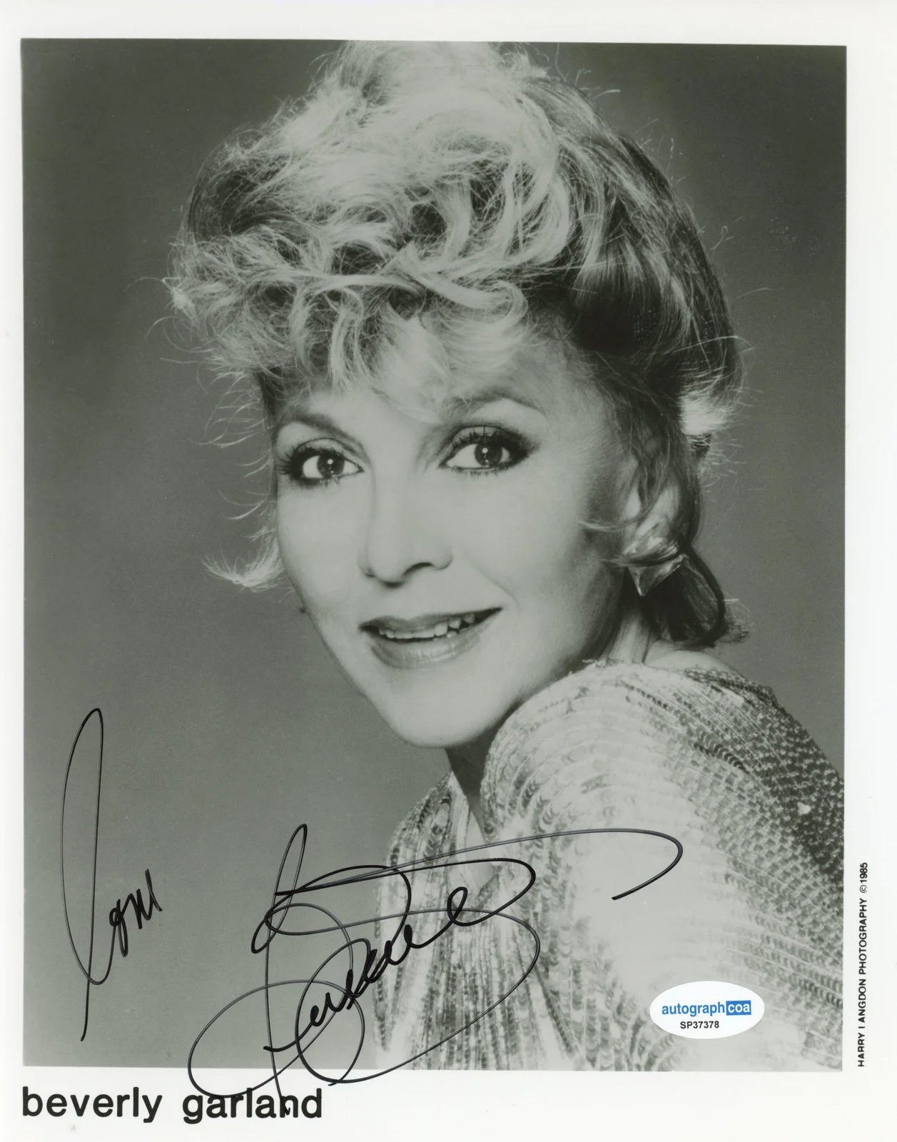 Beverly Garland — Beverly Garland "My Three Sons" AUTOGRAPH Signed Autographed 8x10 Photo ACOA, изображение 2