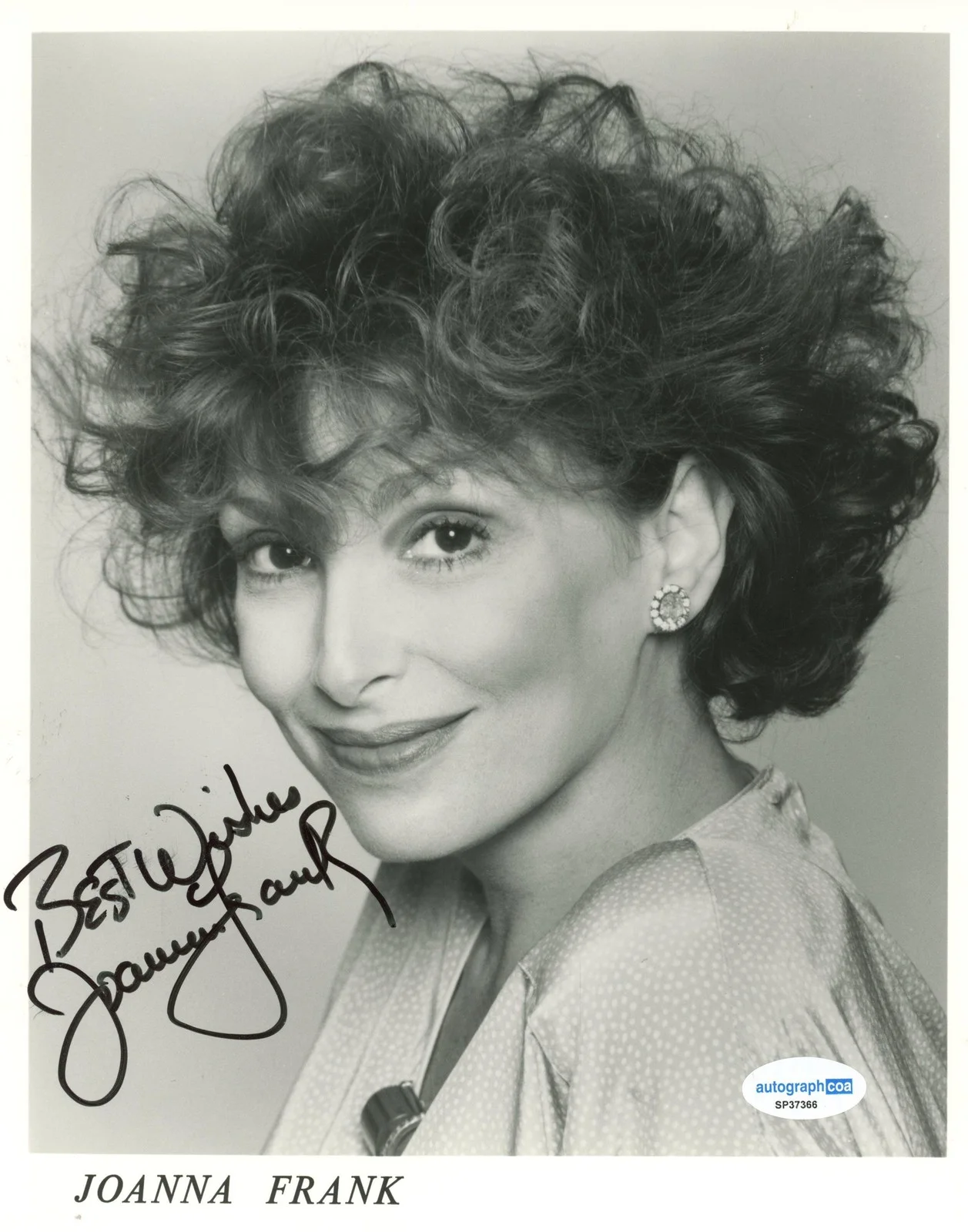 Joanna Frank — Joanna Frank "The Outer Limits" AUTOGRAPH Signed Autographed 8x10 Photo ACOA, image 2