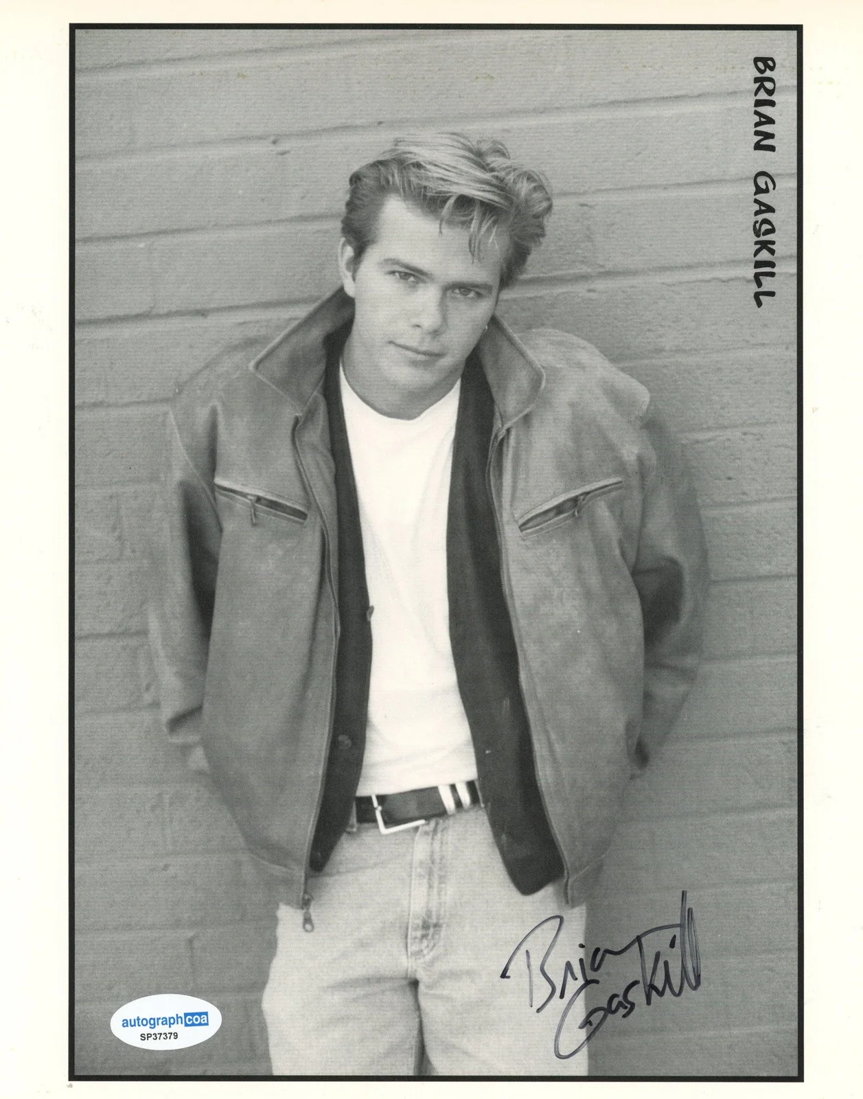 Brian Gaskill — Brian Gaskill "All My Children" AUTOGRAPH Signed Autographed 8x10 Photo ACOA, image 2