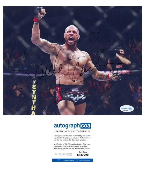 Randy Couture — Randy Couture AUTOGRAPH Signed UFC Fighter MMA Autographed 8x10 Photo ACOA