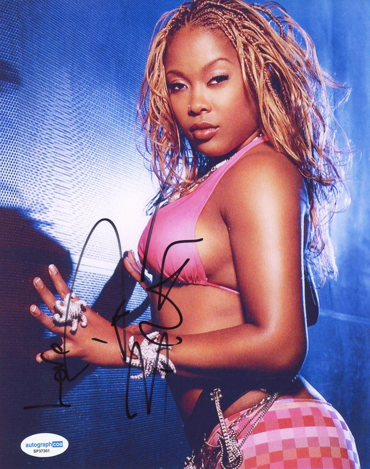 Da Brat — Da Brat "Funkdafied" Rapper AUTOGRAPH Signed Autographed 8x10 Photo ACOA, image 2