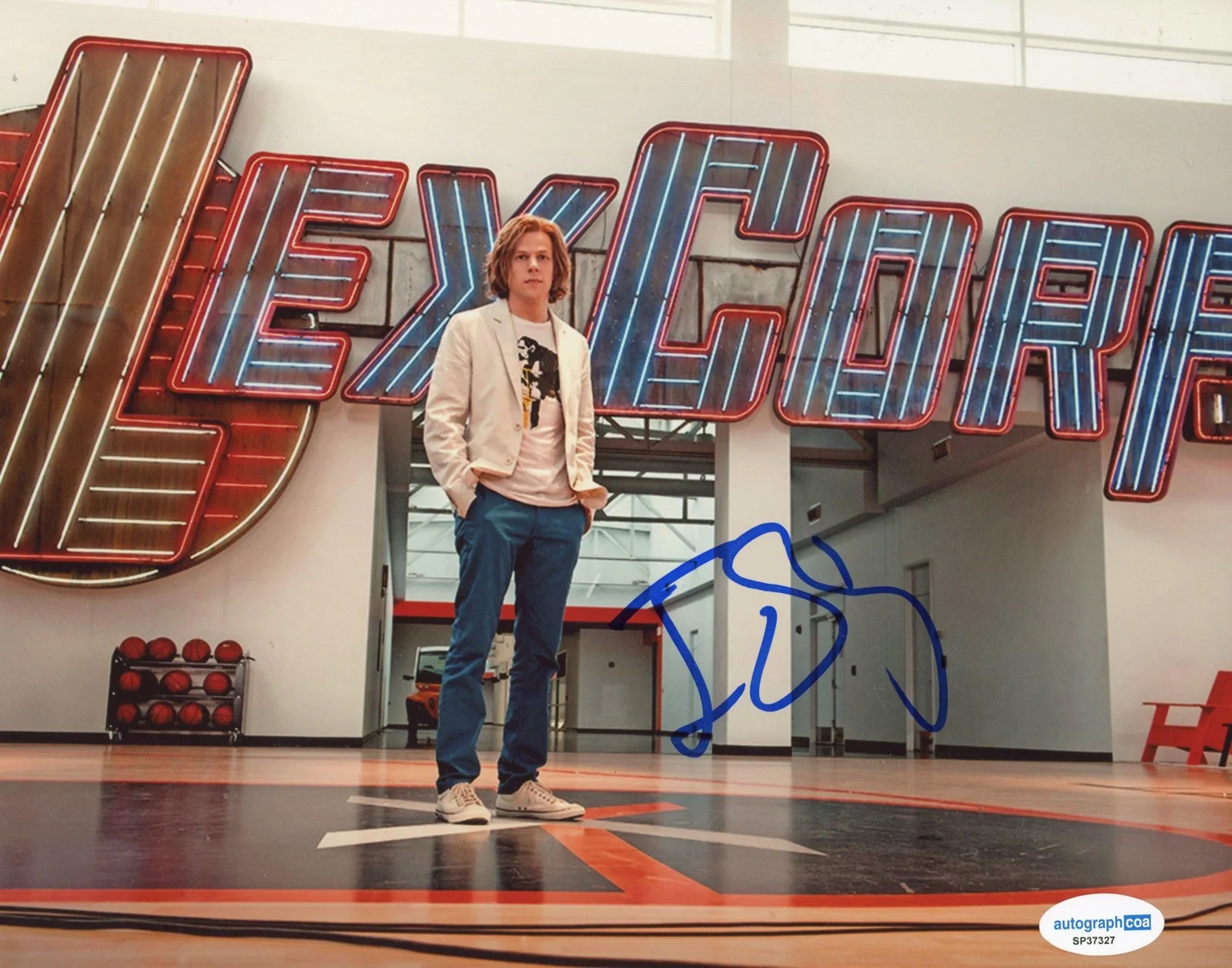 Jesse Eisenberg — Jesse Eisenberg "Batman v Superman" AUTOGRAPH Signed 'Lex Luthor' 8x10 Photo D, изображение 2