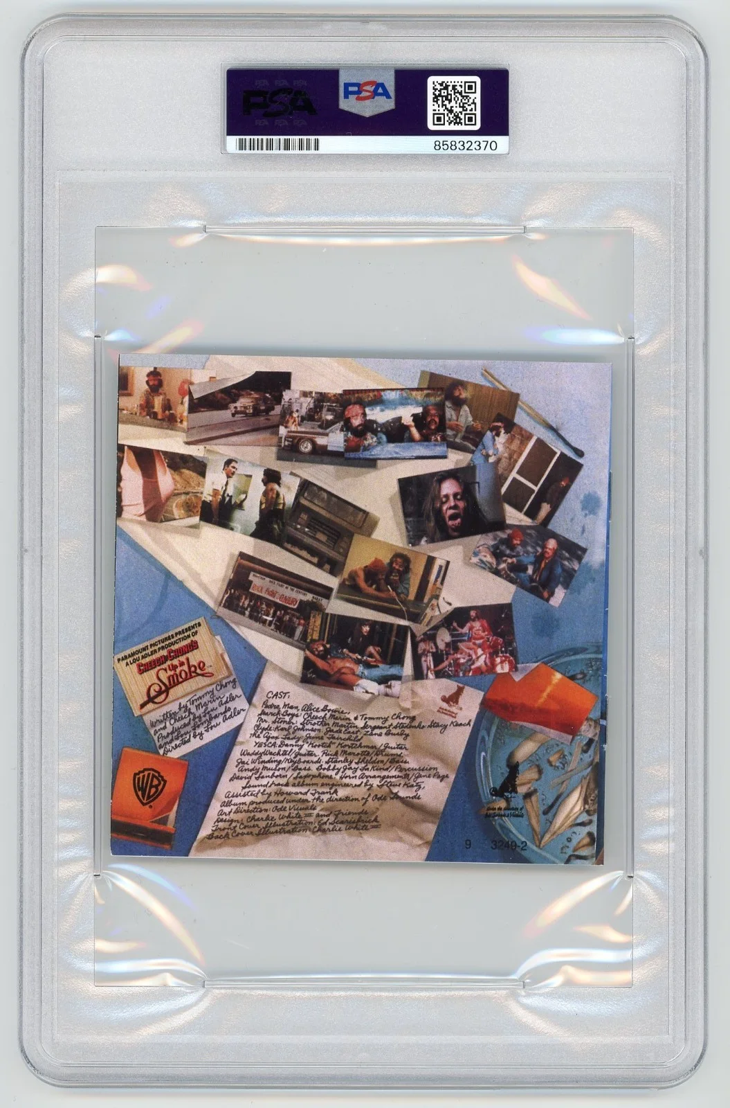 Cheech Marin Tommy Chong SIGNED Up in Smoke CD COVER Soundtrack PSA Autographed, image 2