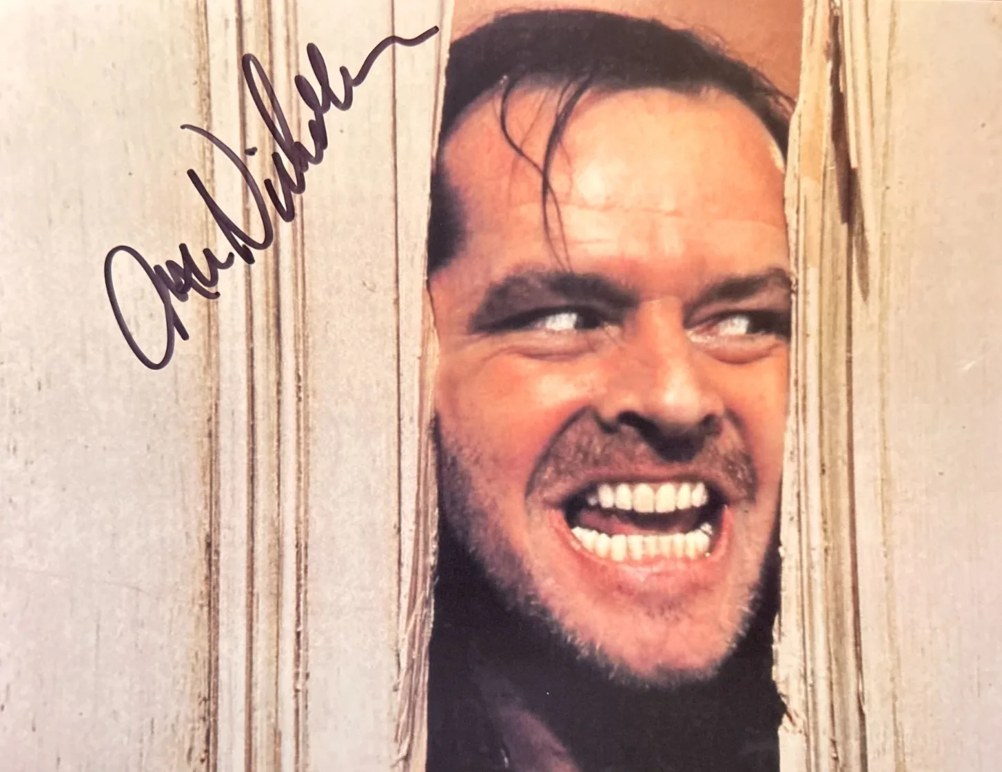 Jack Nicholson — Jack Nicholson Signed (THE SHINING) Original Authentic Autograph GENUINE w/COA, image 3