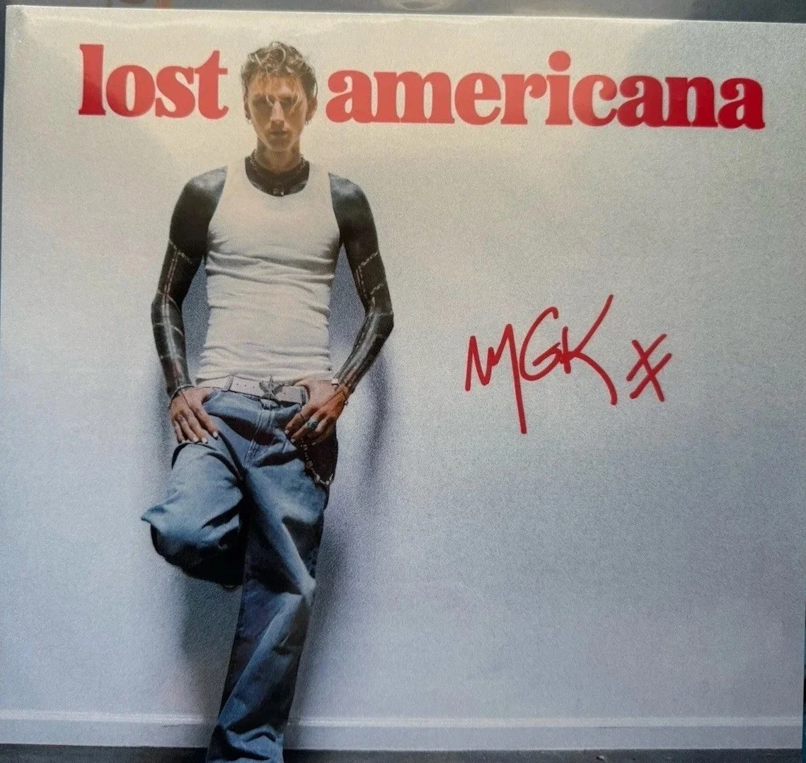 Lost Americana Red Vinyl Record Autographed Original Music, изображение 2