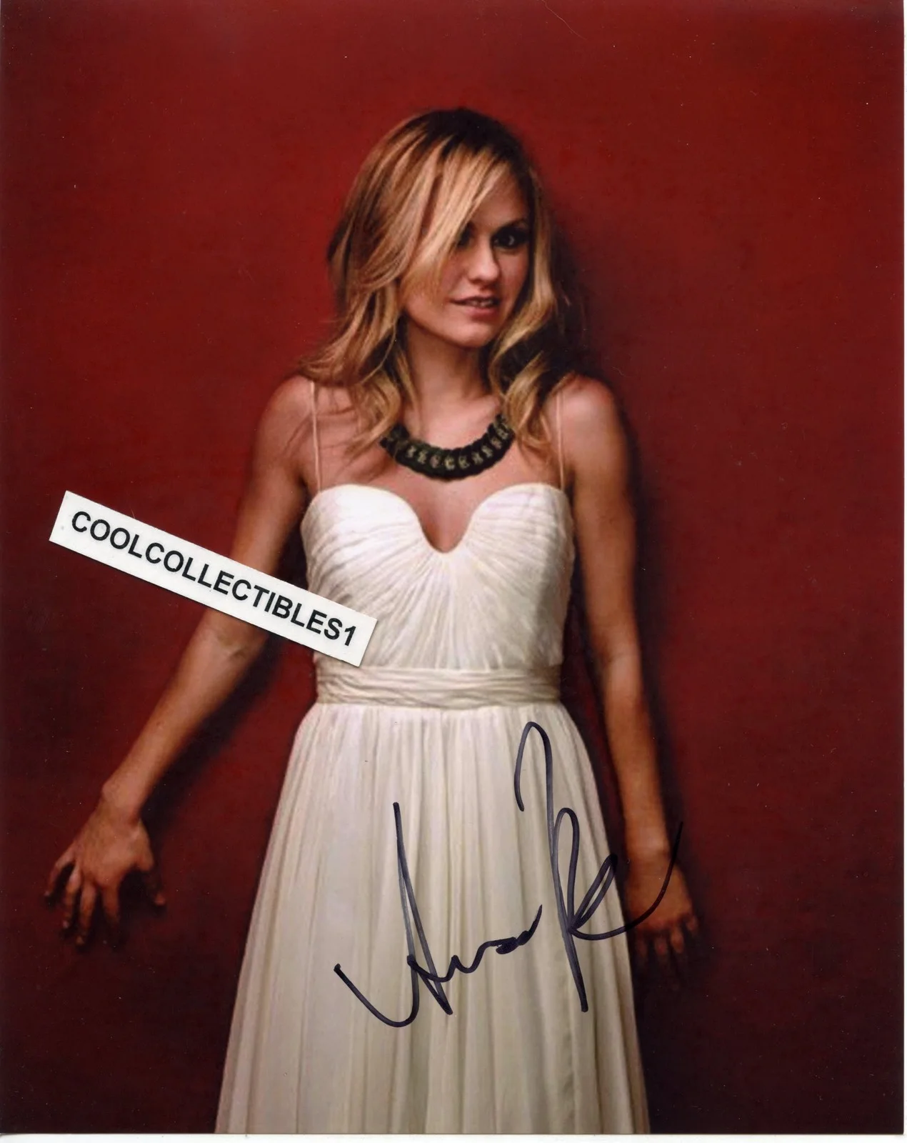 Anna Paquin — ANNA PAQUIN IN PERSON SIGNED 8X10 COLOR PHOTO