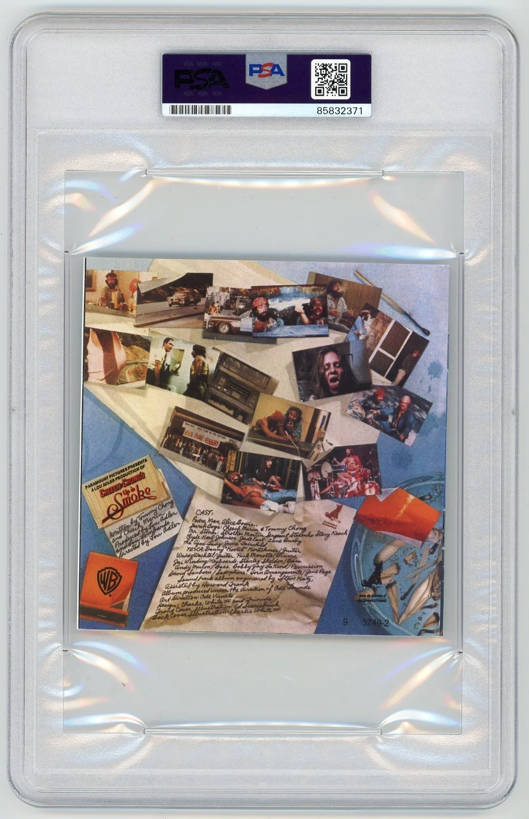 Cheech Marin Tommy Chong SIGNED Up in Smoke CD COVER Soundtrack PSA Autographed, image 2