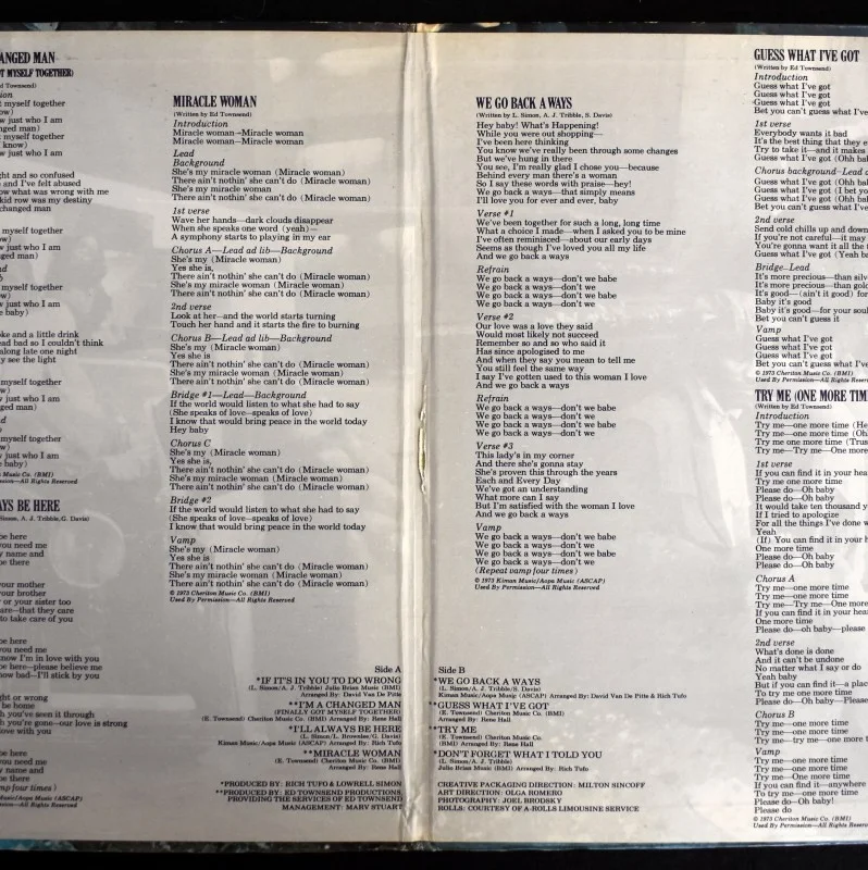 The Impressions - Finally Got Myself Together (LP), image 2