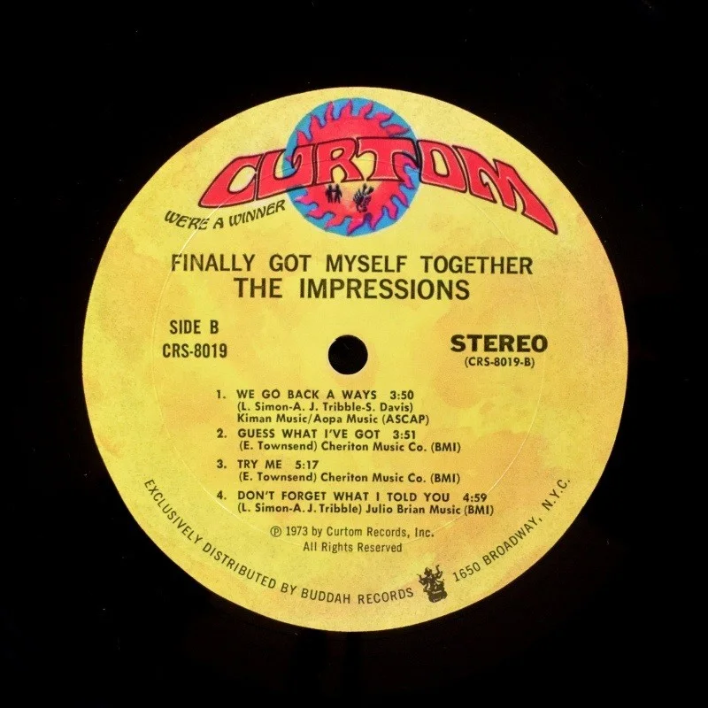 The Impressions - Finally Got Myself Together (LP), image 3