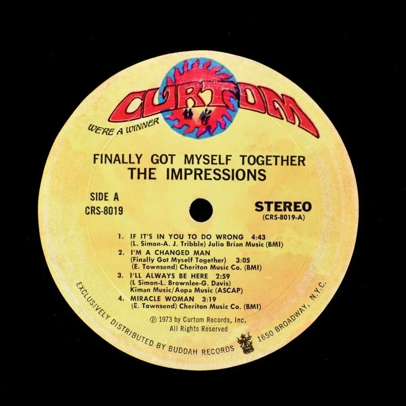 The Impressions - Finally Got Myself Together (LP), image 4