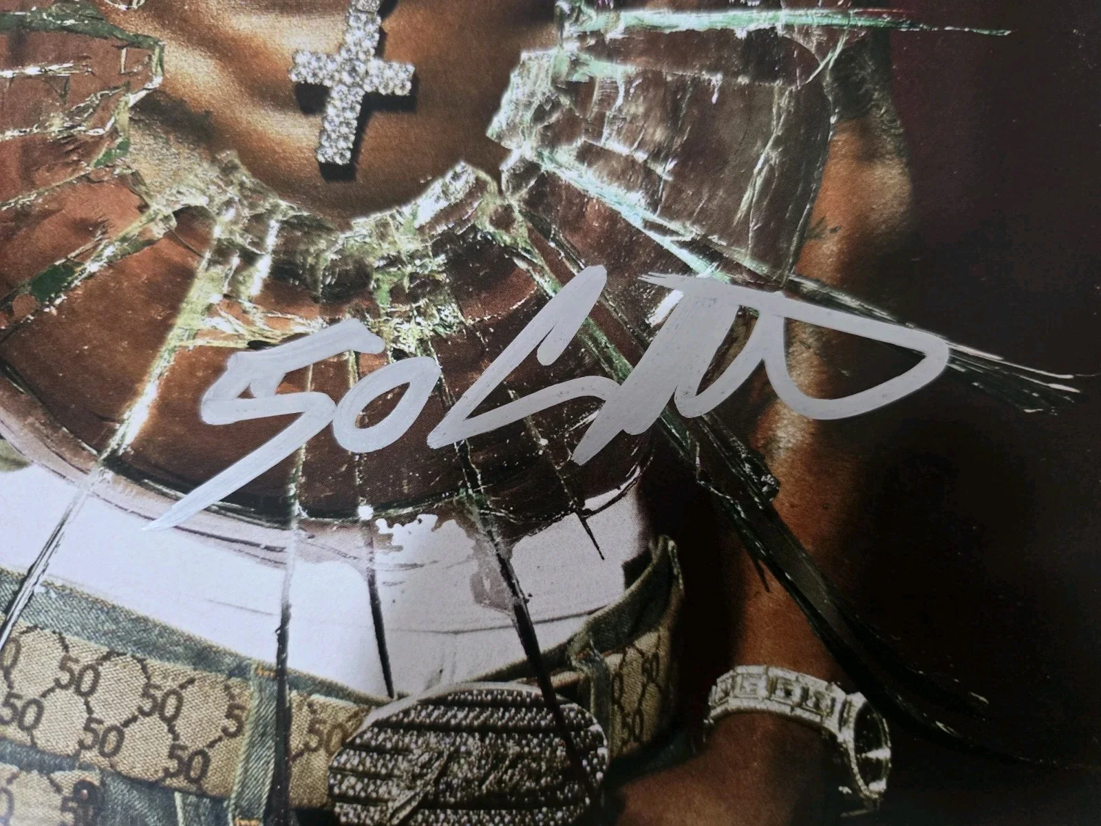 50 Cent Signed Autograph Get Rich Or Die Tryin Album Vinyl LP JSA Authentic COA, изображение 2